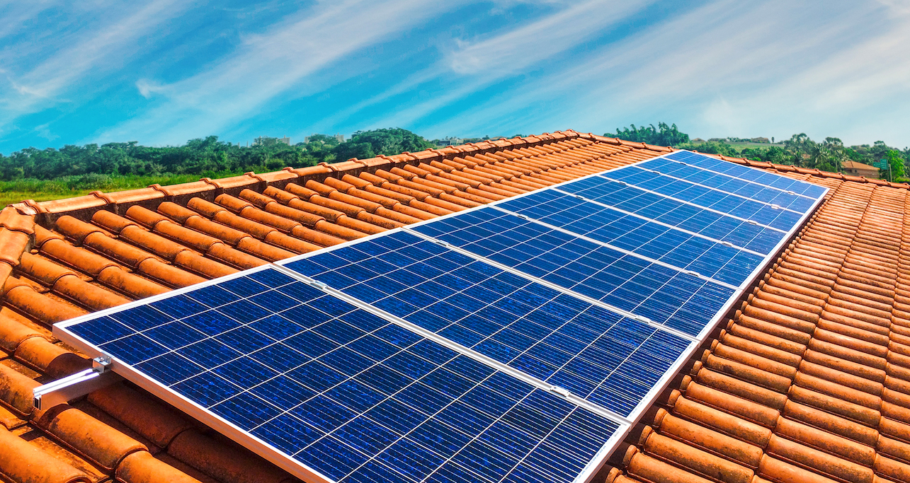 solar panel rooftop