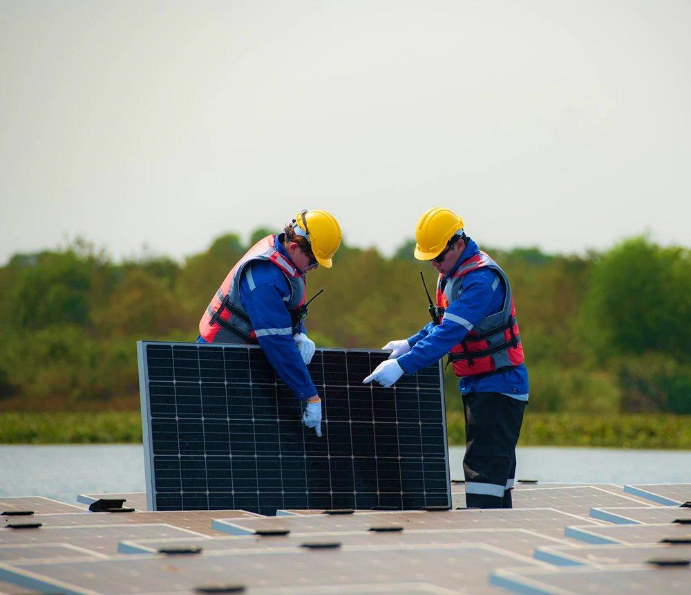 Ground-Mount Solar Installation