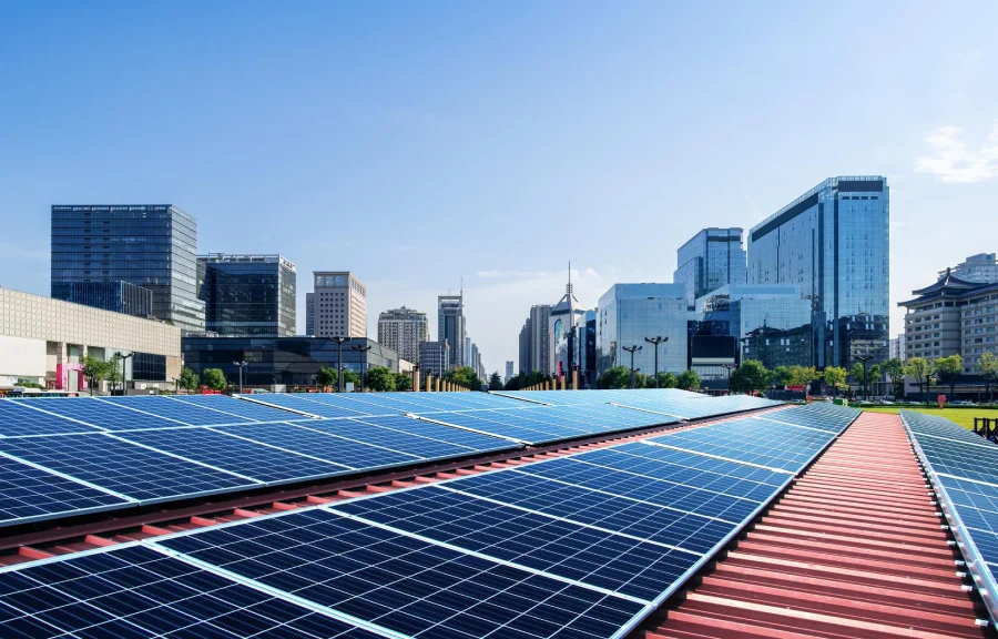 Commercial Solar Power Plant