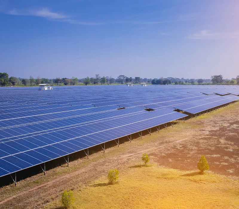 Open Access Solar power plant in Gujarat