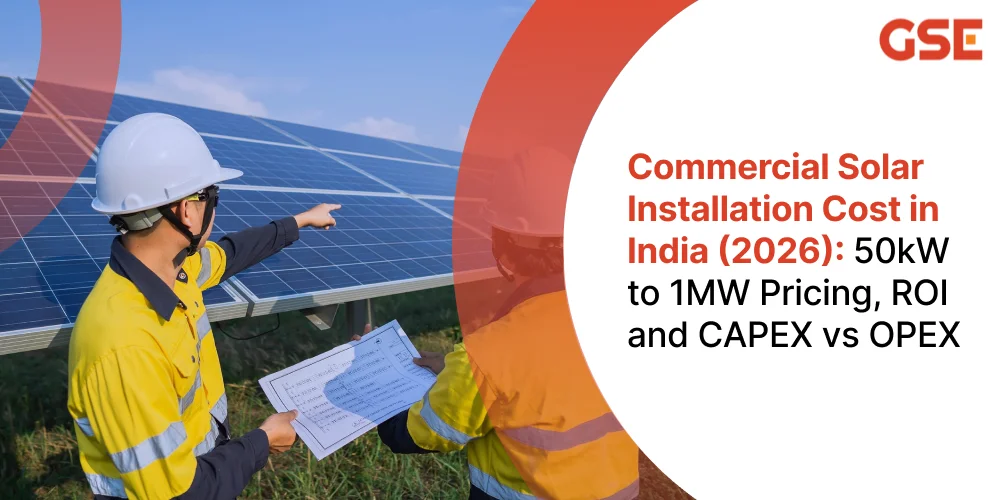 Commercial Solar Installation Cost in India